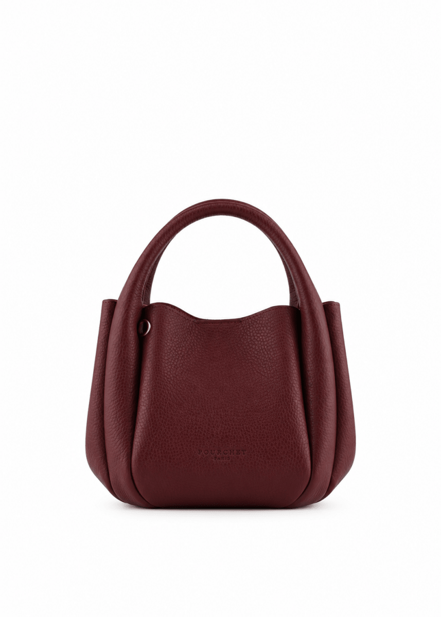 Citrouille Medium Bag in Burgundy from POURCHET at Edito Boutique