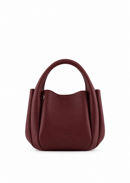 Citrouille Medium Bag in Burgundy from POURCHET at Edito Boutique