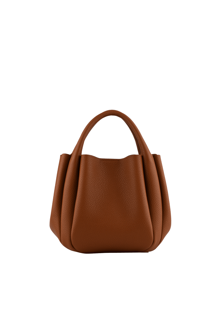 Citrouille Medium Bag in Camel from POURCHET at Edito Boutique