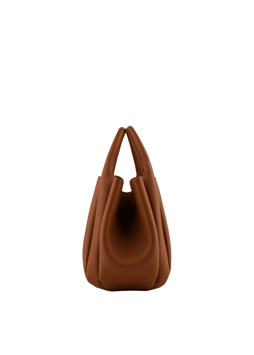 Citrouille Medium Bag in Camel from POURCHET at Edito Boutique