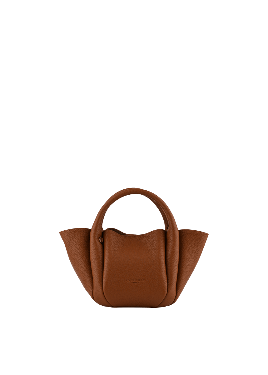 Citrouille Small Bag in Camel from POURCHET at Edito Boutique