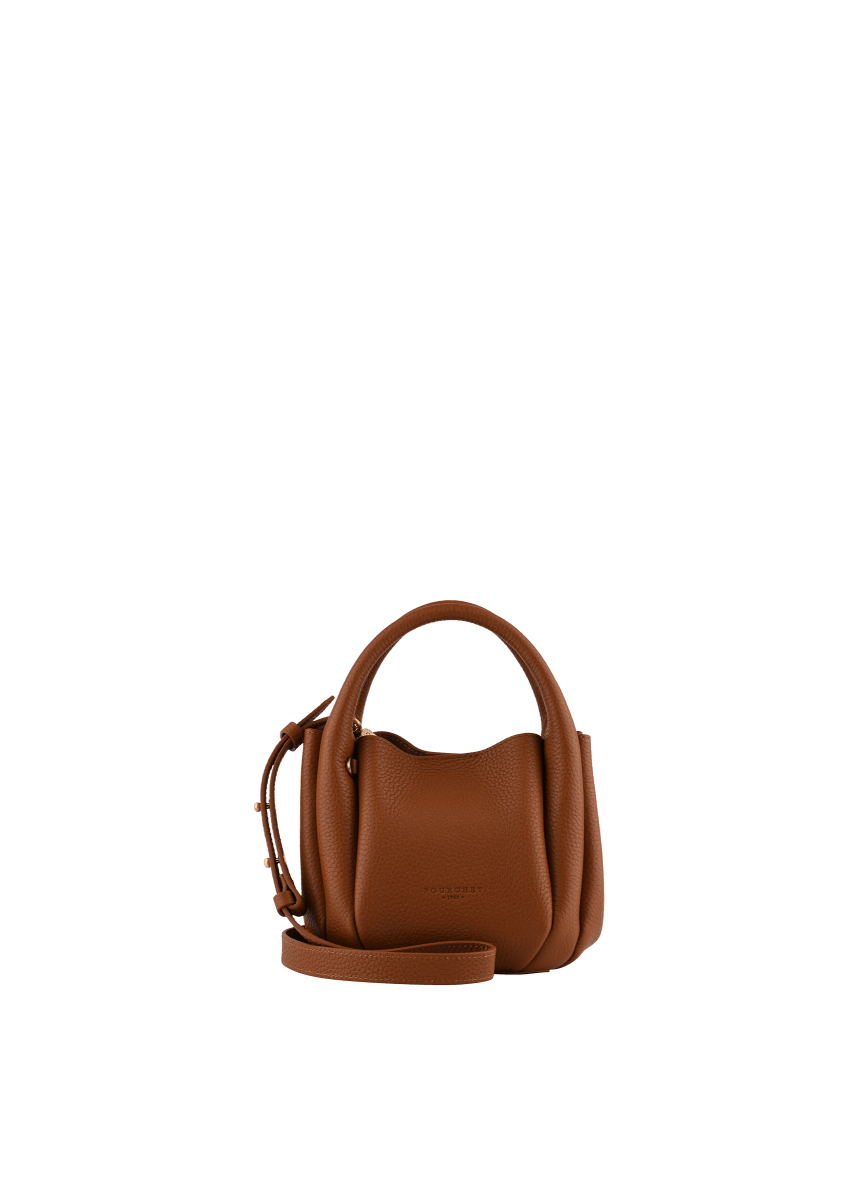 Citrouille Small Bag in Camel from POURCHET at Edito Boutique