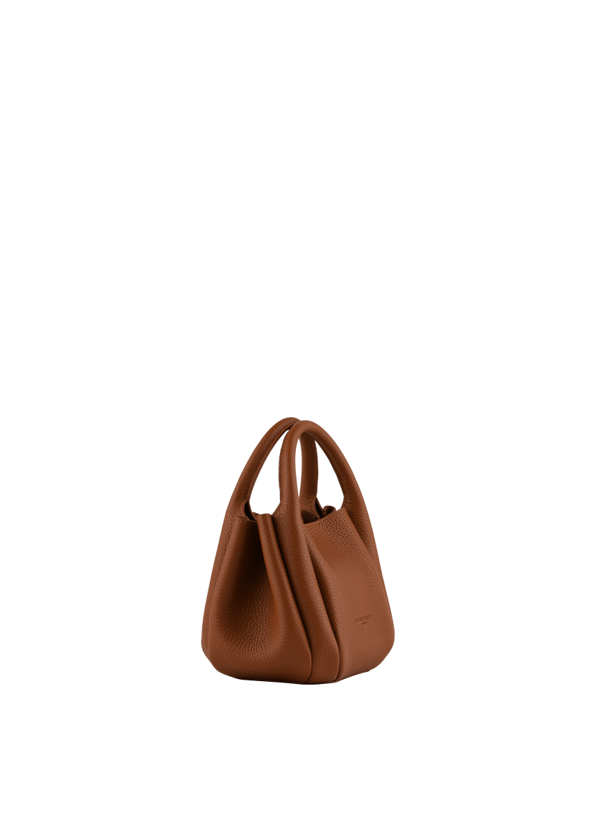 Citrouille Small Bag in Camel from POURCHET at Edito Boutique