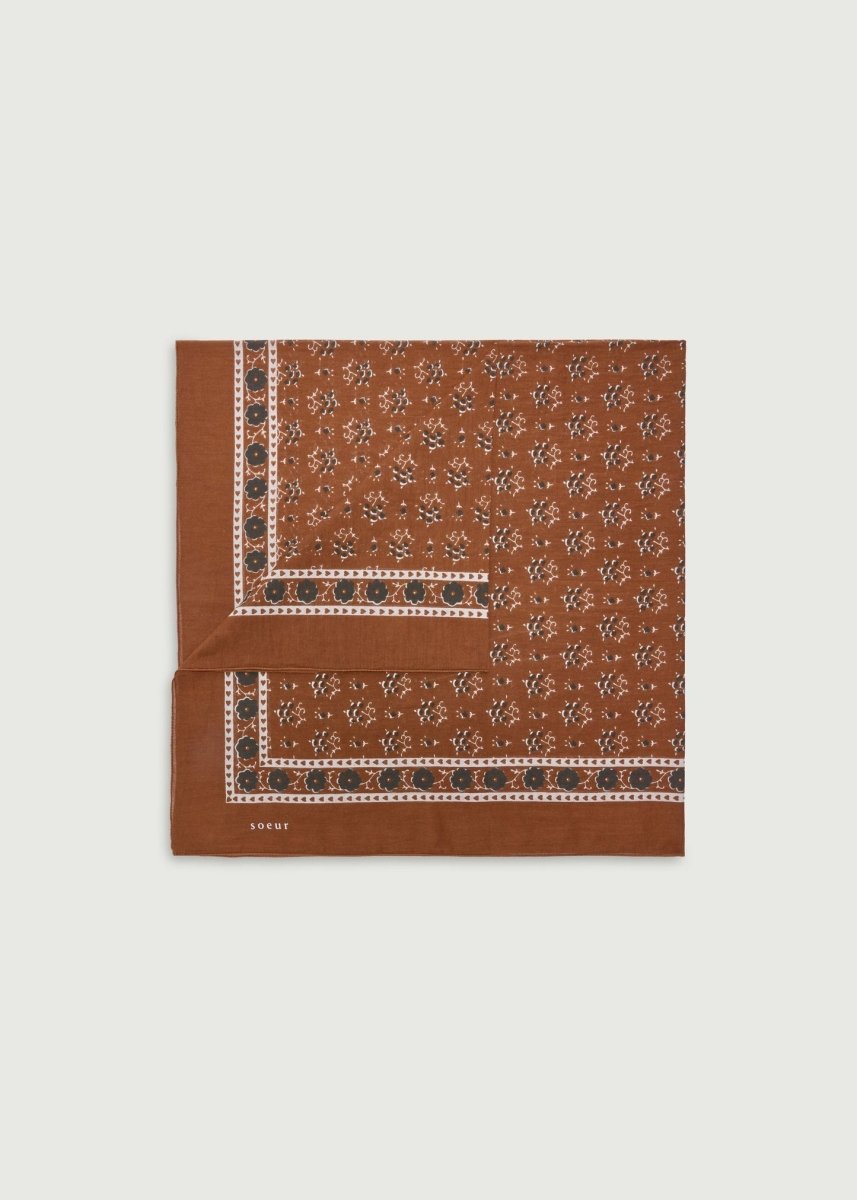 Classic Scarf in Brown from SOEUR at Edito Boutique