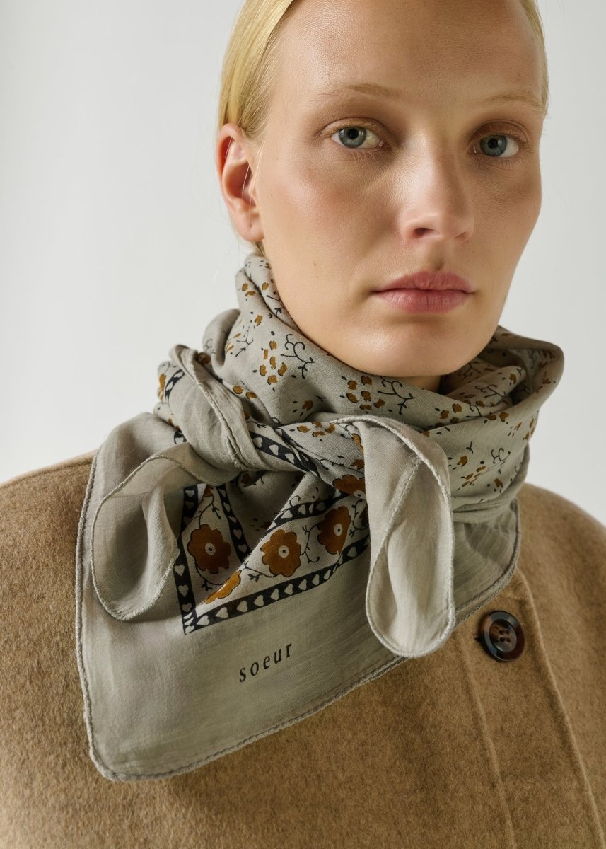 Classic Scarf in Grey from SOEUR at Edito Boutique