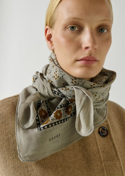 Classic Scarf in Grey from SOEUR at Edito Boutique