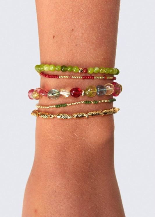 Clemence Bracelet in Cherry from ANNI LU at Edito Boutique