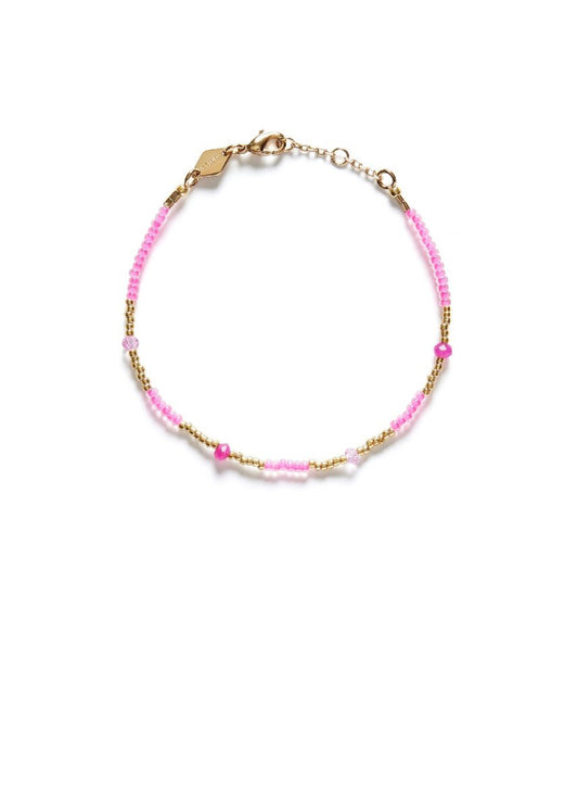 Clemence Bracelet in Hot Pink from ANNI LU at Edito Boutique