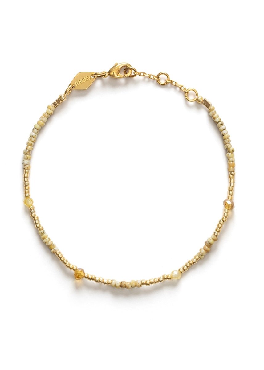 Clemence Bracelet in Speckle Ecru from ANNI LU at Edito boutique
