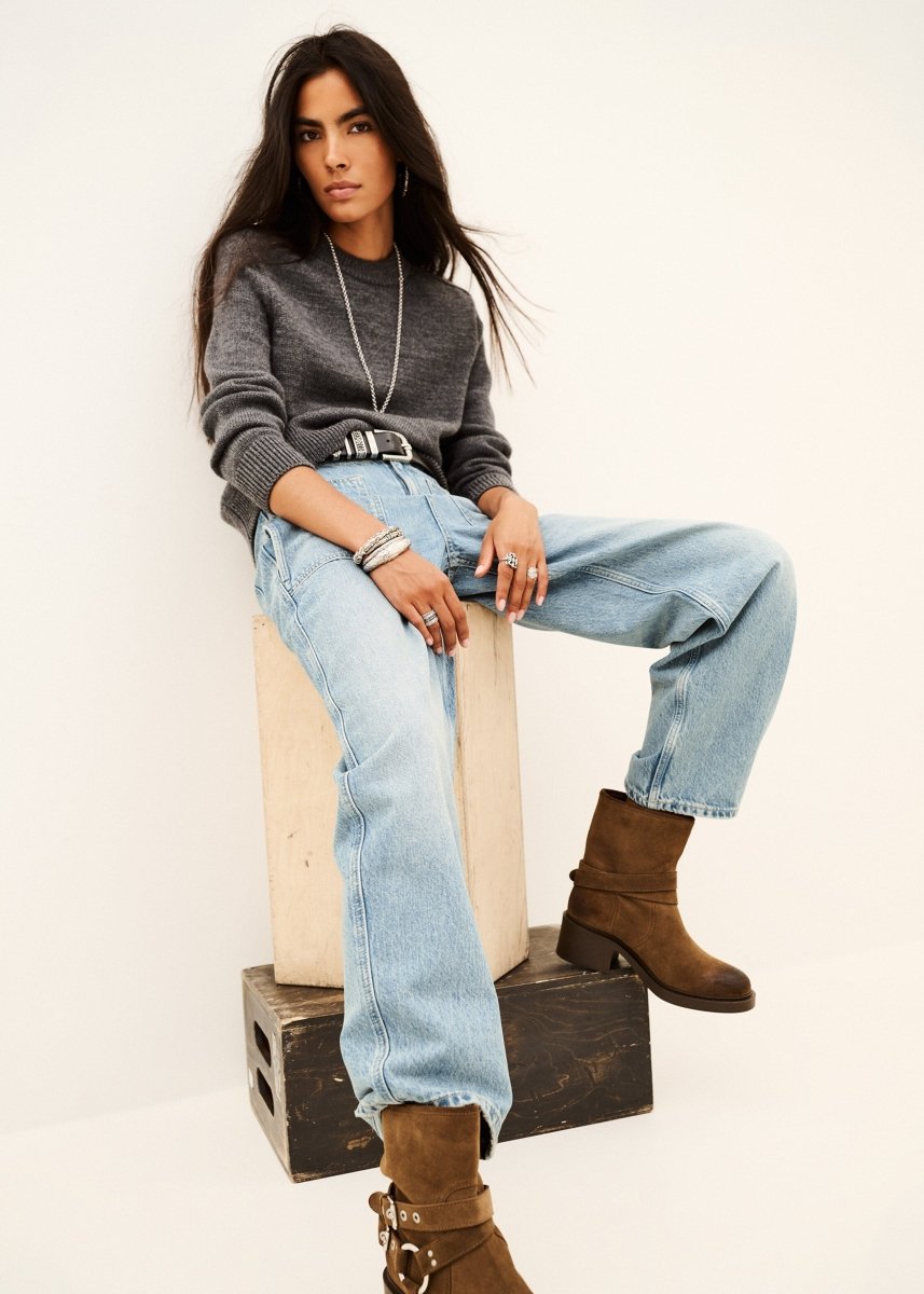 Cocy Luxury Jeans in Blue from BA&SH at Edito Boutique