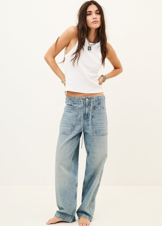 Cocy Luxury Jeans in Blue from BA&SH at Edito Boutique