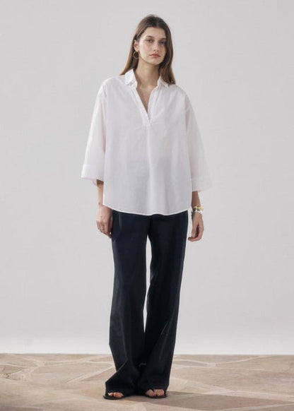Cola Blouse in White from HARTFORD at Edito boutique
