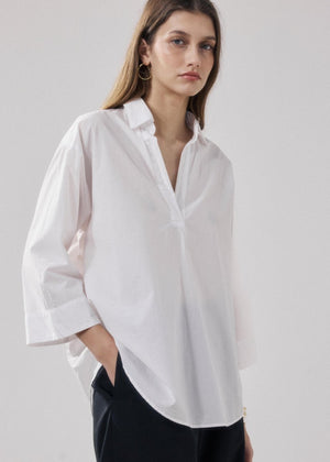 Cola Blouse in White from HARTFORD at Edito boutique