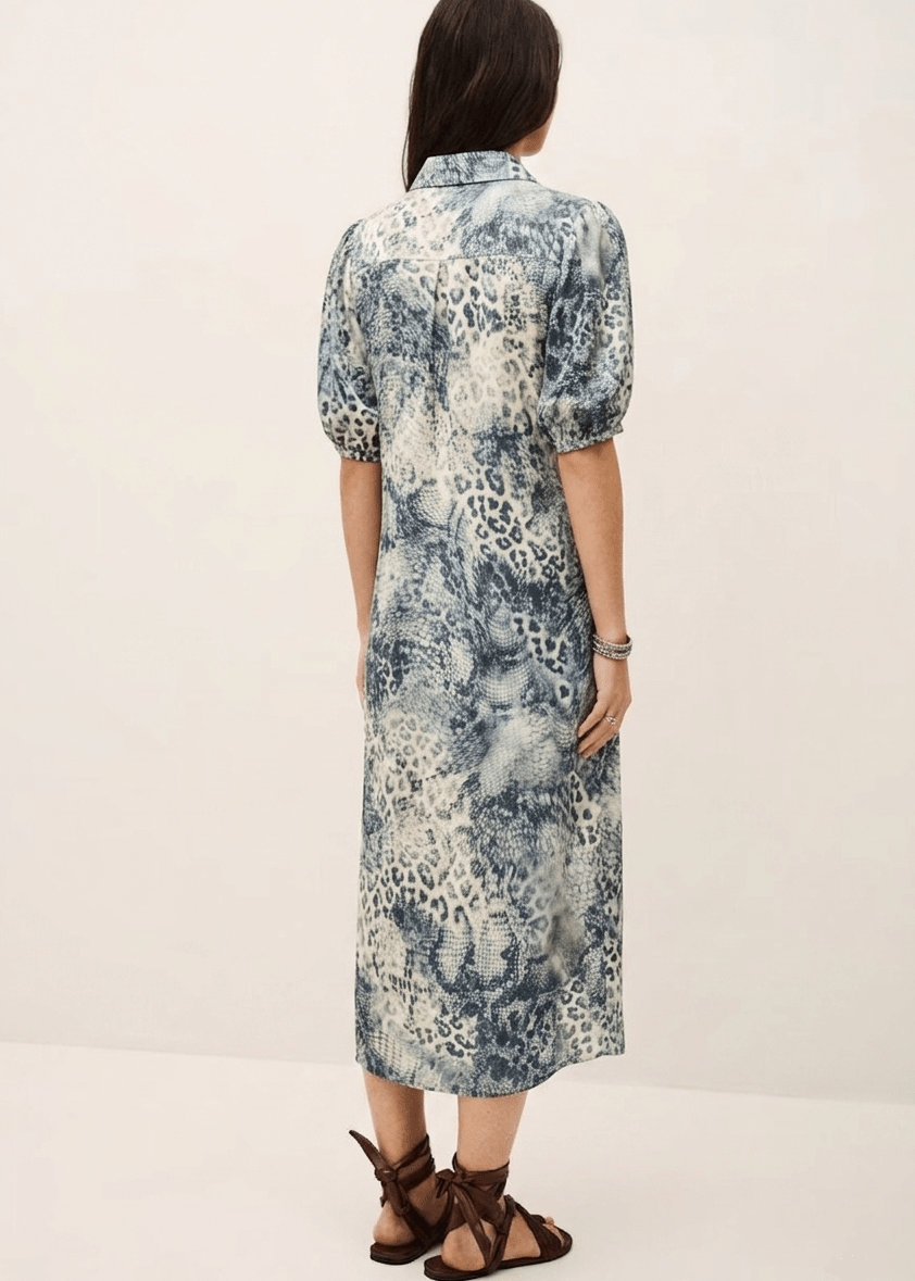 Corma Dress in Blue from BA&SH at Edito boutique