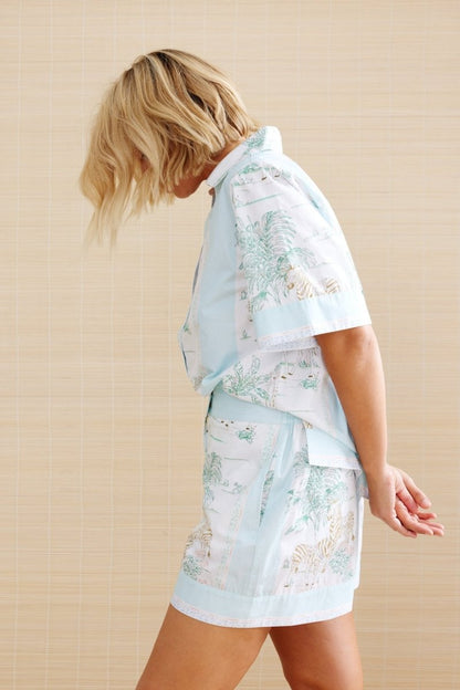 Crocodiles in The River Shorts from BINNYWEAR at Edito boutique