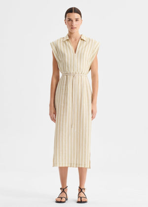 Cybil Linen Dress in Stripe from MORRISON at Edito boutique