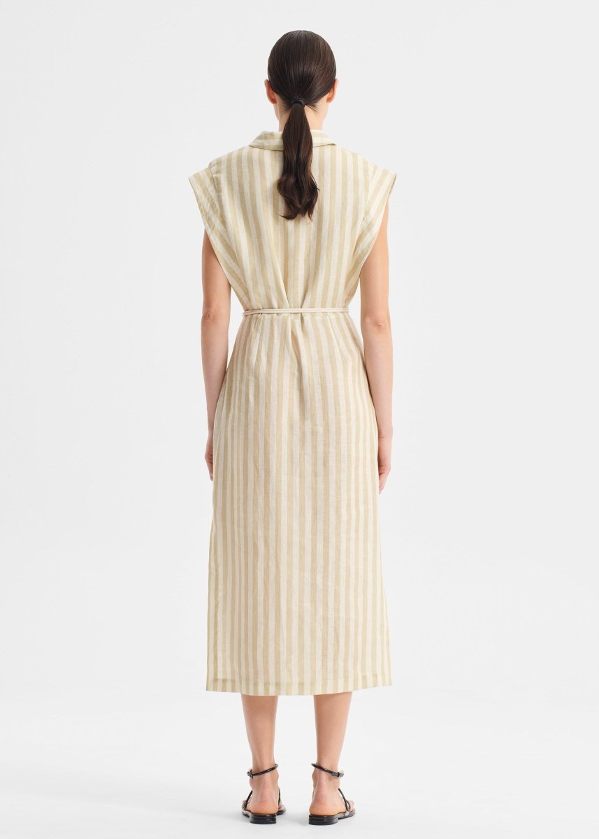 Cybil Linen Dress in Stripe from MORRISON at Edito boutique