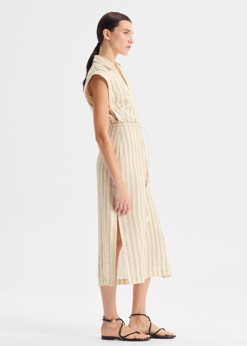 Cybil Linen Dress in Stripe from MORRISON at Edito boutique