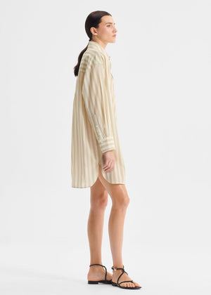 Cybil Shirt Dress in Stripe from MORRISON at Edito boutique