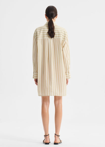 Cybil Shirt Dress in Stripe from MORRISON at Edito boutique