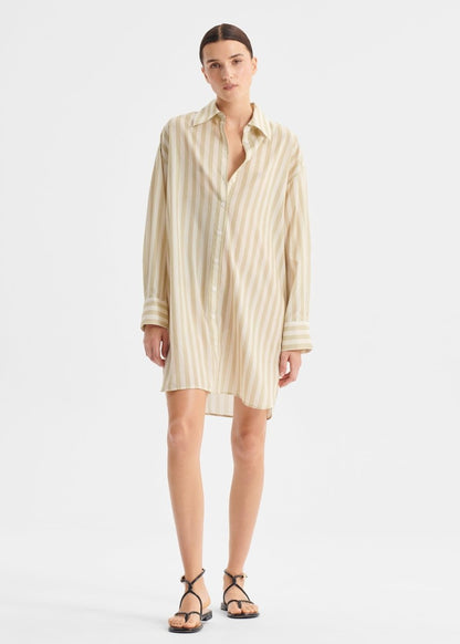 Cybil Shirt Dress in Stripe from MORRISON at Edito boutique