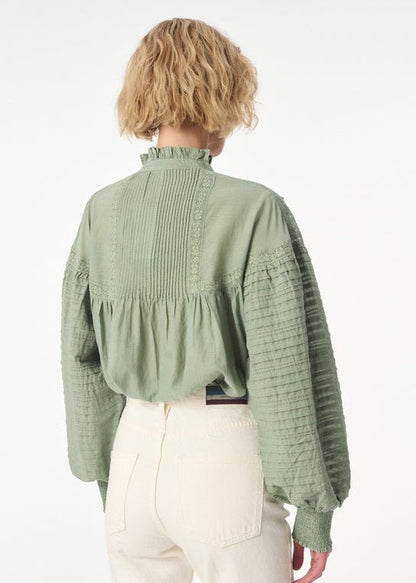 Dahlia Blouse in Almond from VANESSA BRUNO at Edito boutique