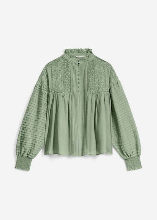 Dahlia Blouse in Almond from VANESSA BRUNO at Edito boutique