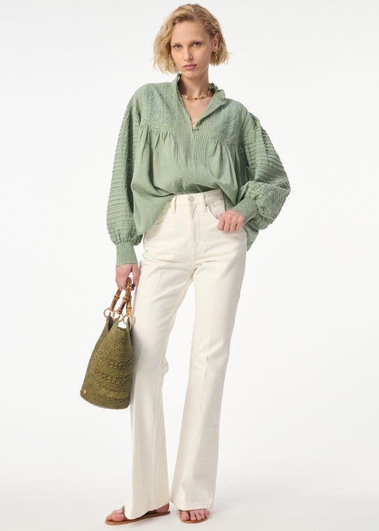 Dahlia Blouse in Almond from VANESSA BRUNO at Edito boutique