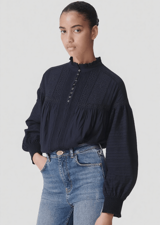 Dahlia Blouse in Black from VANESSA BRUNO at Edito boutique