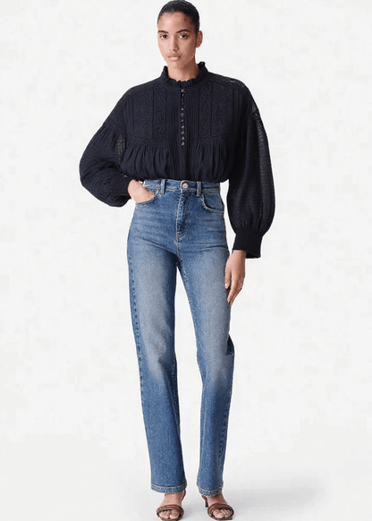 Dahlia Blouse in Black from VANESSA BRUNO at Edito boutique