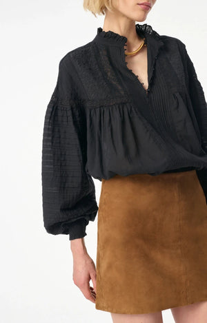 Dahlia Blouse in Black from VANESSA BRUNO at Edito boutique