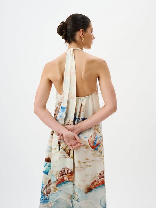 Dakota Halter Dress in Oracle from ROAME at Edito boutique