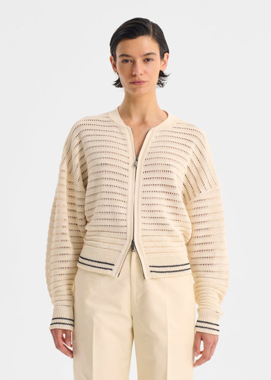 Dallas Knit Jacket in Milk from Morrison