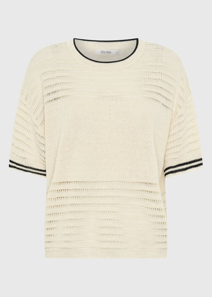 Dallas Knit Tee in Milk from MORRISON at Edito boutique