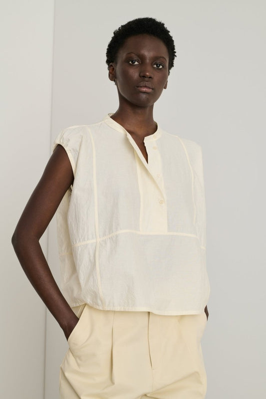Danube Blouse in Vanilla from SOEUR at Edito boutique