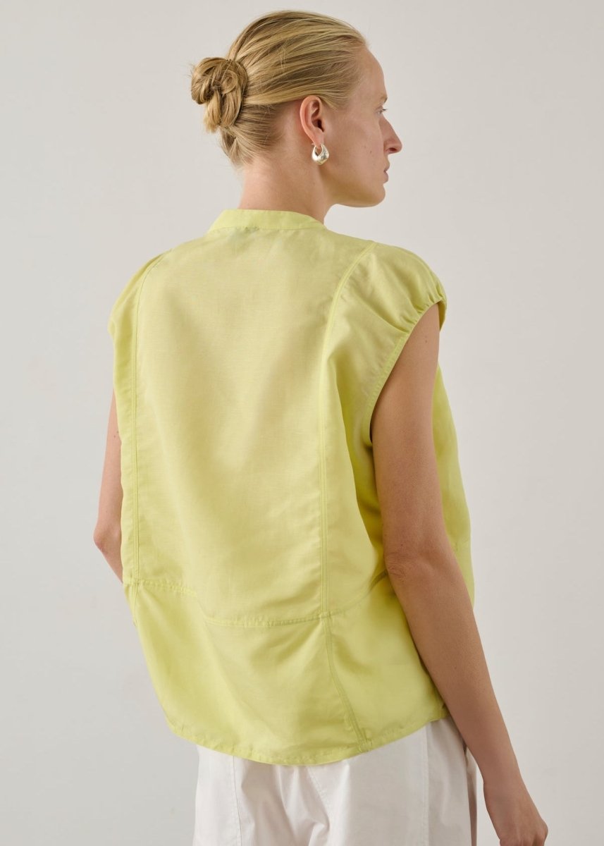 Danube Blouse in Yellow from SOEUR at Edito boutique