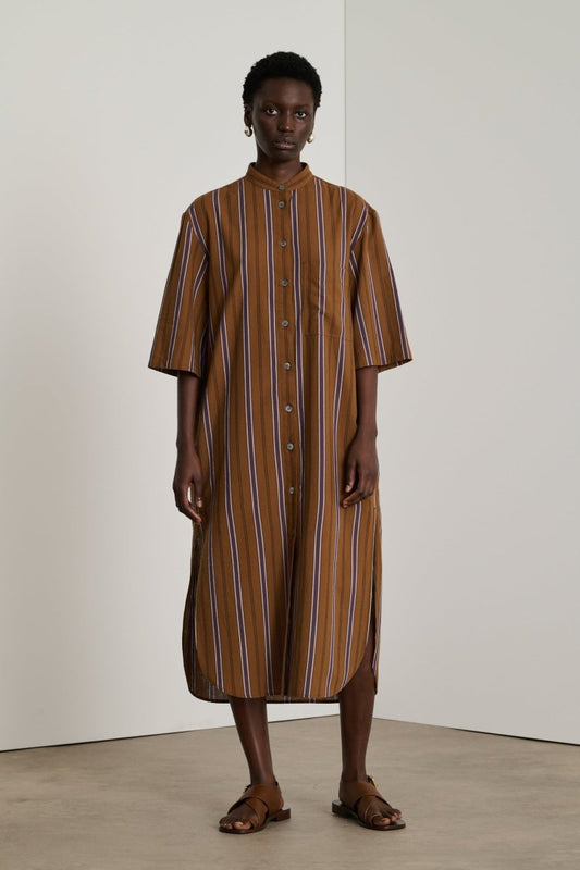 Deauville Dress in Hazelnut Purple from SOEUR at Edito boutique