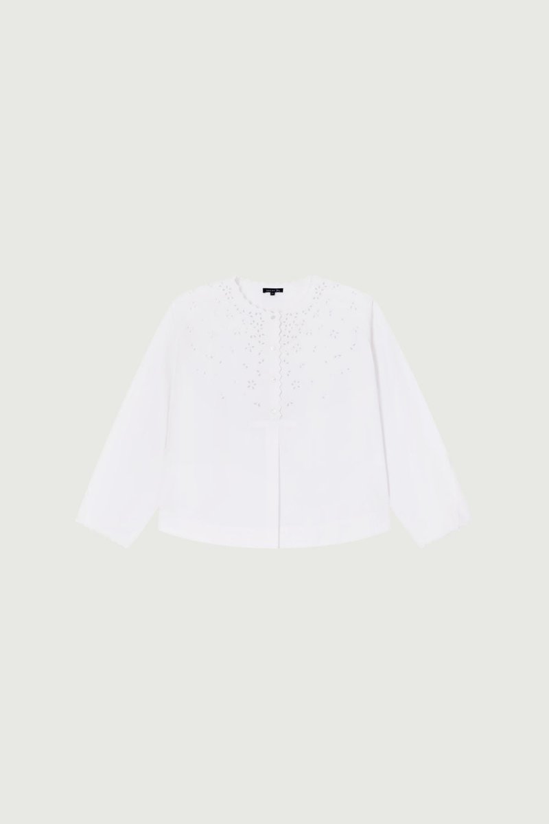 Destinee Blouse in White from SOEUR at Edito boutique