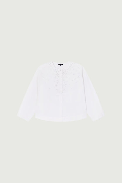 Destinee Blouse in White from SOEUR at Edito boutique