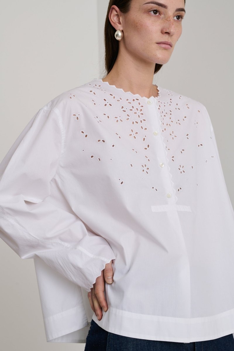 Destinee Blouse in White from SOEUR at Edito boutique