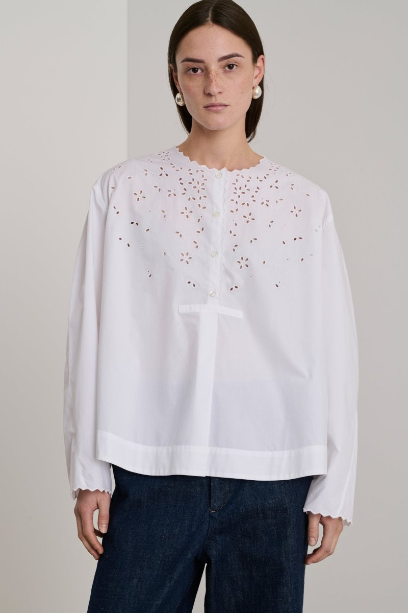 Destinee Blouse in White from SOEUR at Edito boutique