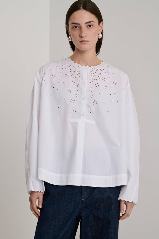 Destinee Blouse in White from SOEUR at Edito boutique