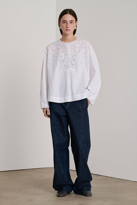 Destinee Blouse in White from SOEUR at Edito boutique