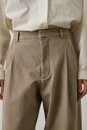 Devy Trousers in Beige from SOEUR at Edito boutique