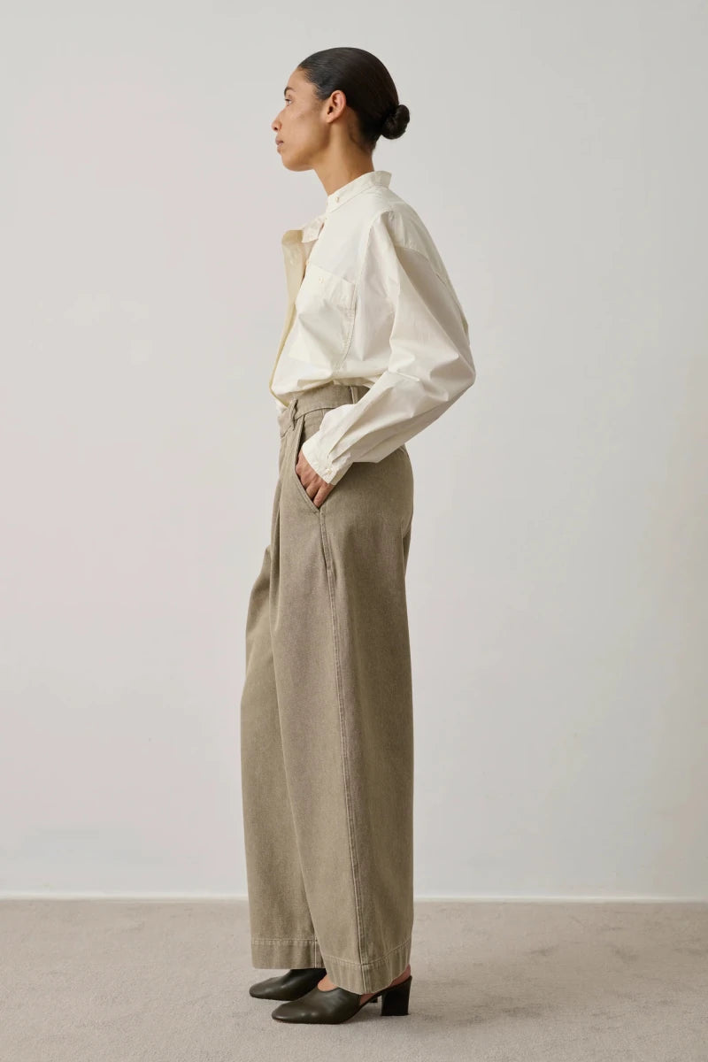 Devy Trousers in Beige from SOEUR at Edito boutique