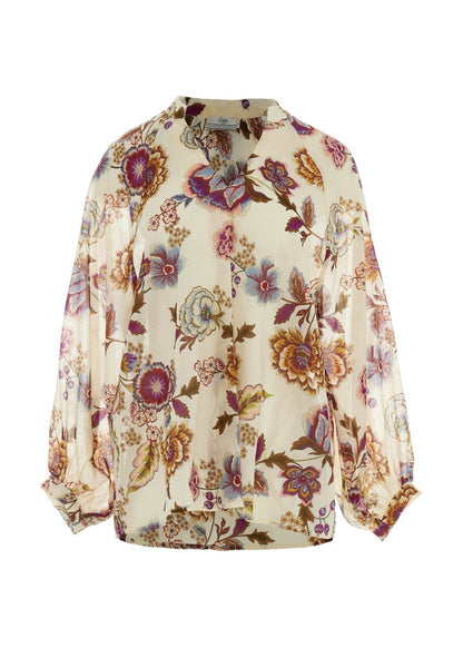 Dialogue Blouse in Flowers from DEVOTION TWINS at Edito boutique