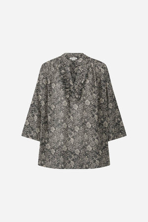 Dida Blouse in Black/Ecru from LAURENCE BRAS at Edito Boutique