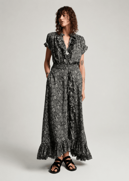 Dida Blouse in Black/Ecru from LAURENCE BRAS at Edito Boutique