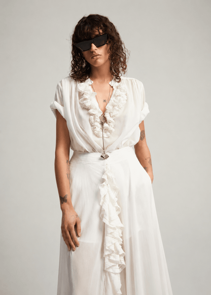 Dida Blouse in Ecru from LAURENCE BRAS at Edito Boutique