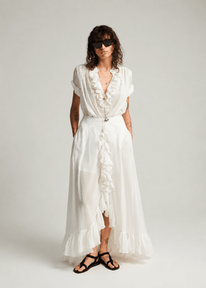 Dida Blouse in Ecru from LAURENCE BRAS at Edito Boutique